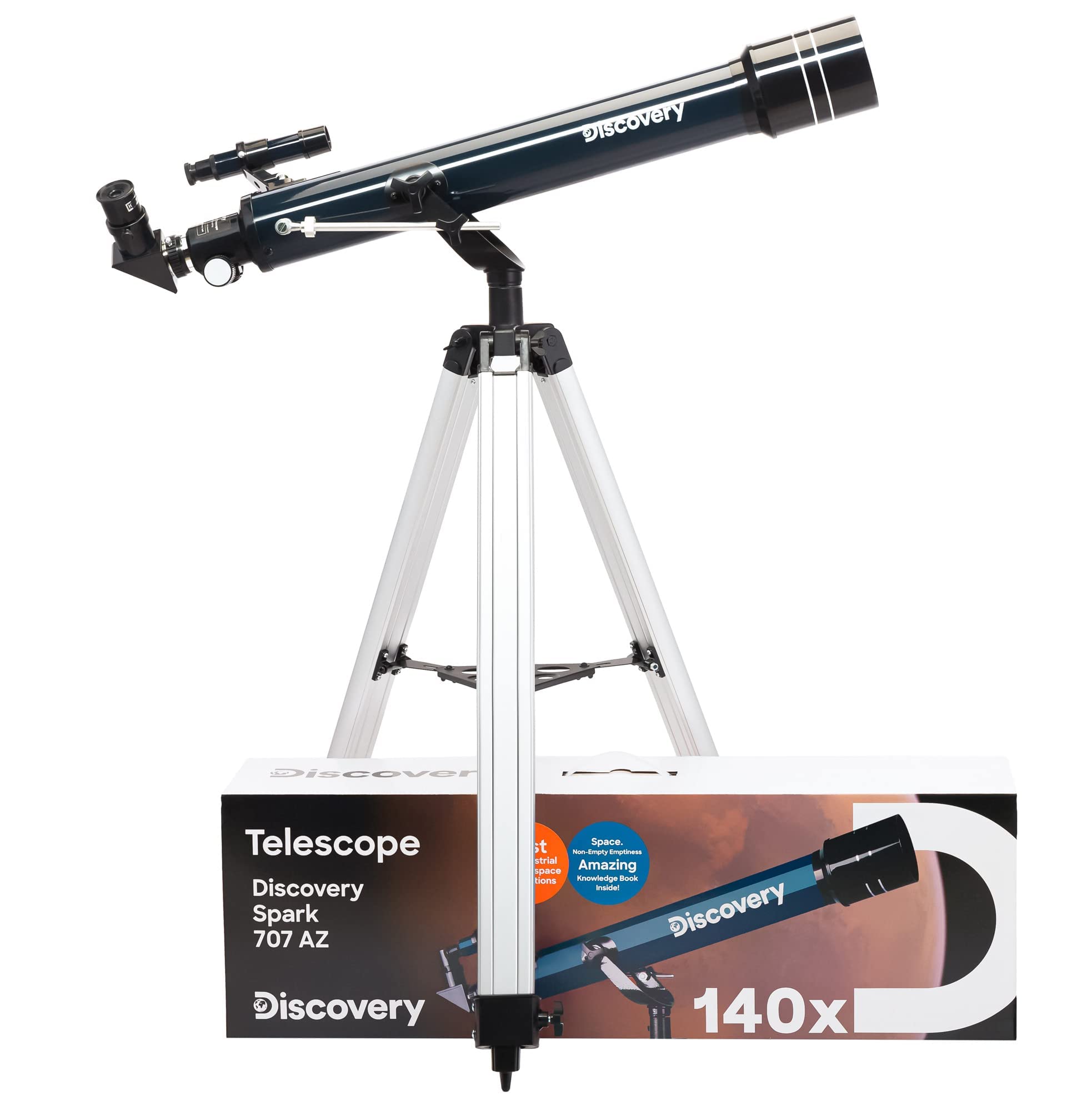 Discovery Spark 707 AZ Teleskop mit Buch Englisch