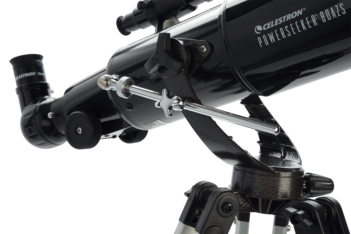 Celestron PowerSeeker 80AZS Teleskop 80mm Refraktor mit Stativ