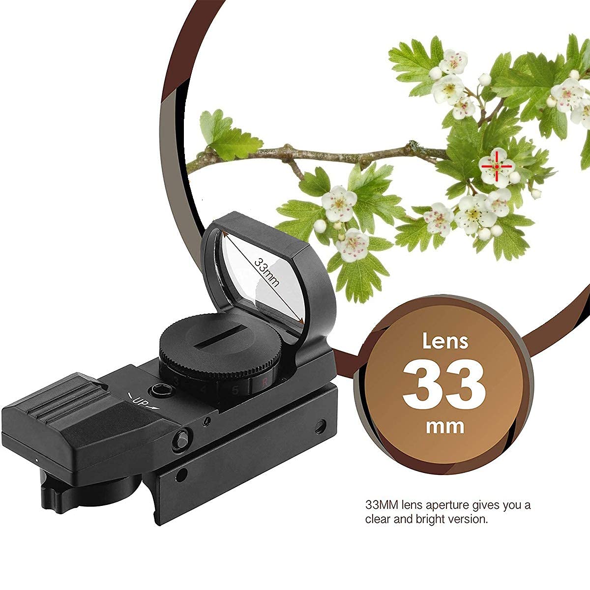 SVBONY Sport Optics Reflexvisier Rotpunkt 20mm 4 Absehen