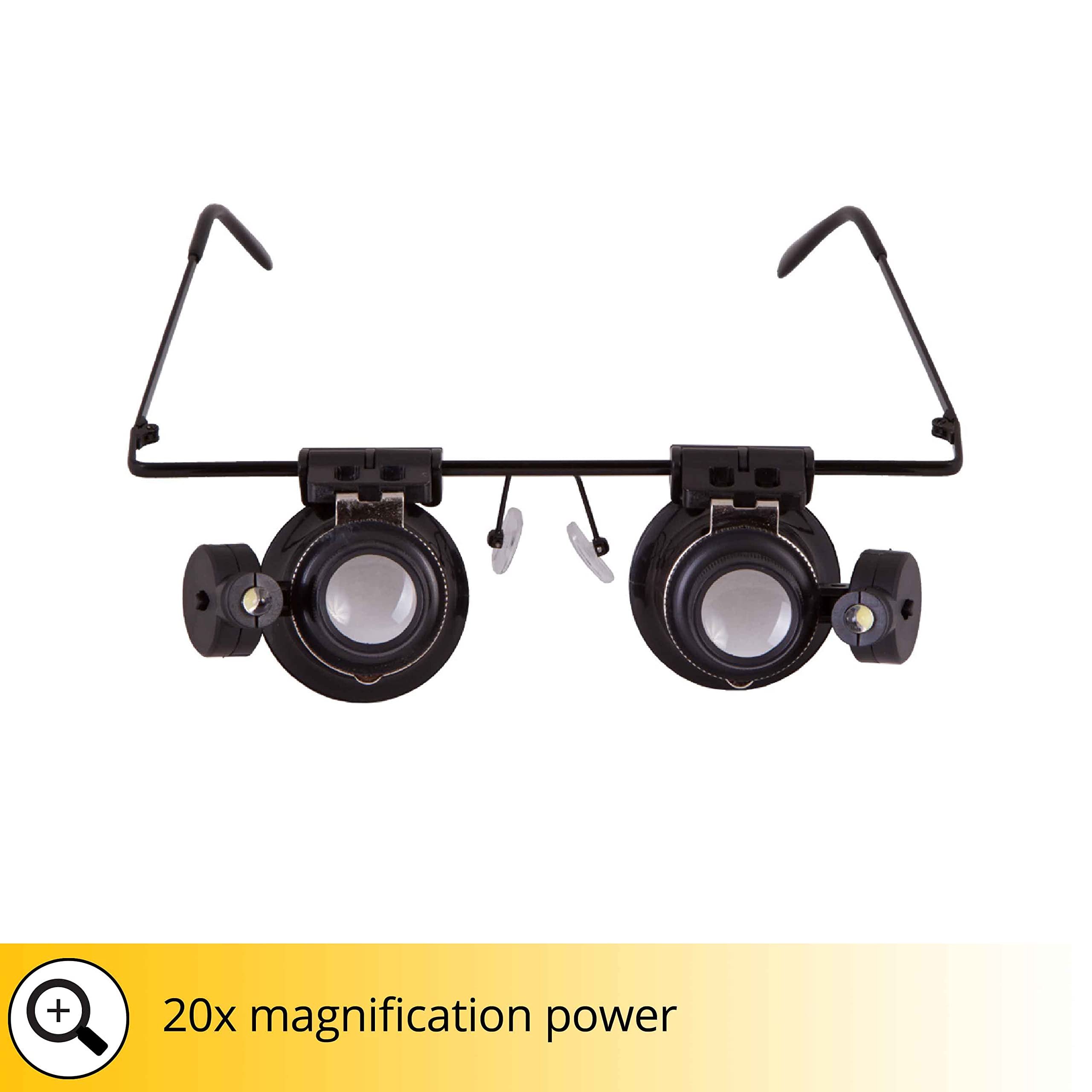 Levenhuk Zeno Vizor G2 Lupenbrille 20x LED
