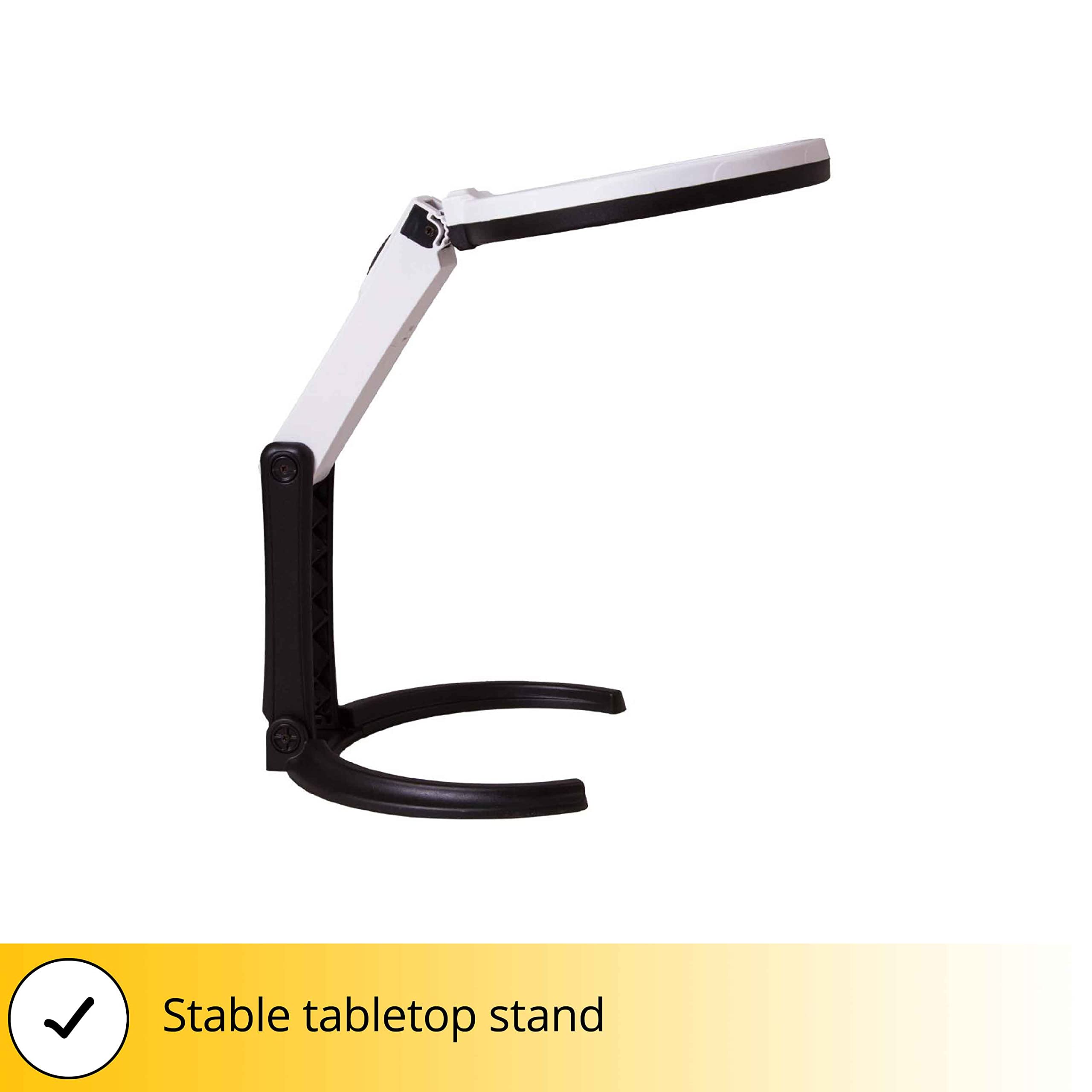 Levenhuk Zeno Desk D7 Tischlupe LED 2x/5x mit Flexarm