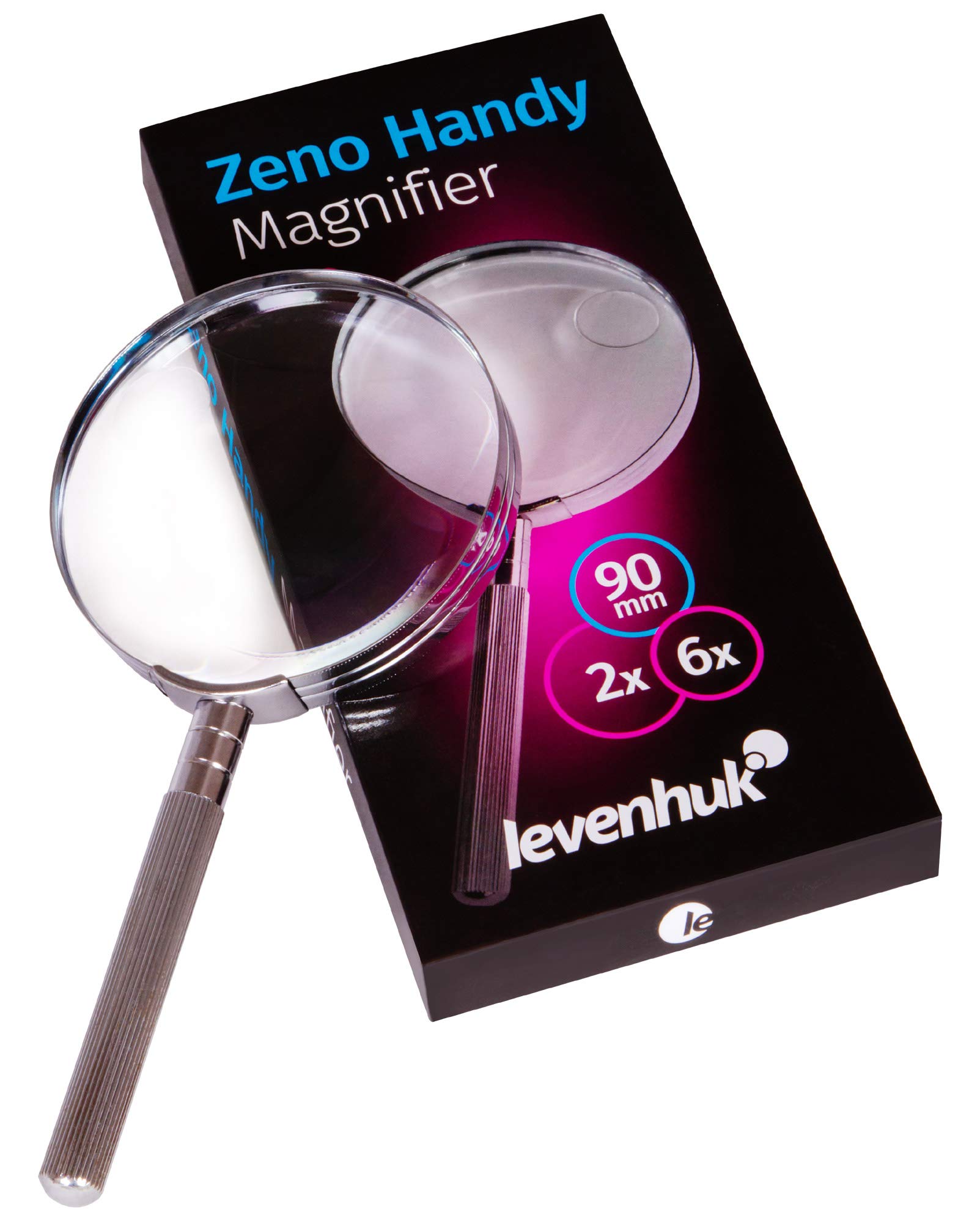 Levenhuk Zeno Handy ZH27 Handlupe LED 2x/6x 90 mm