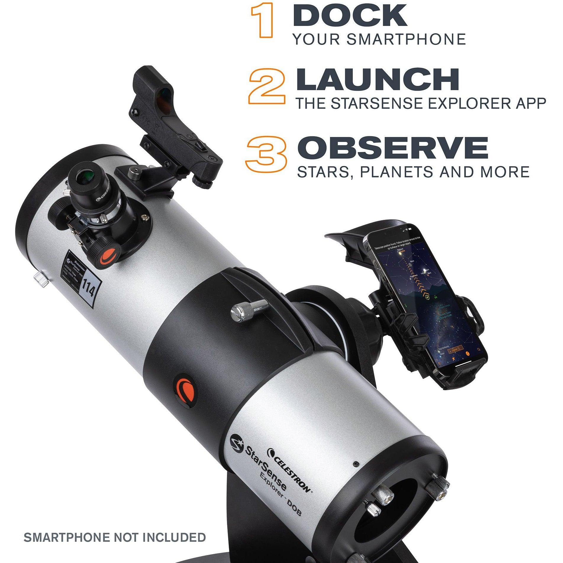 Celestron StarSense Explorer 114mm Tabletop Dobson Teleskop