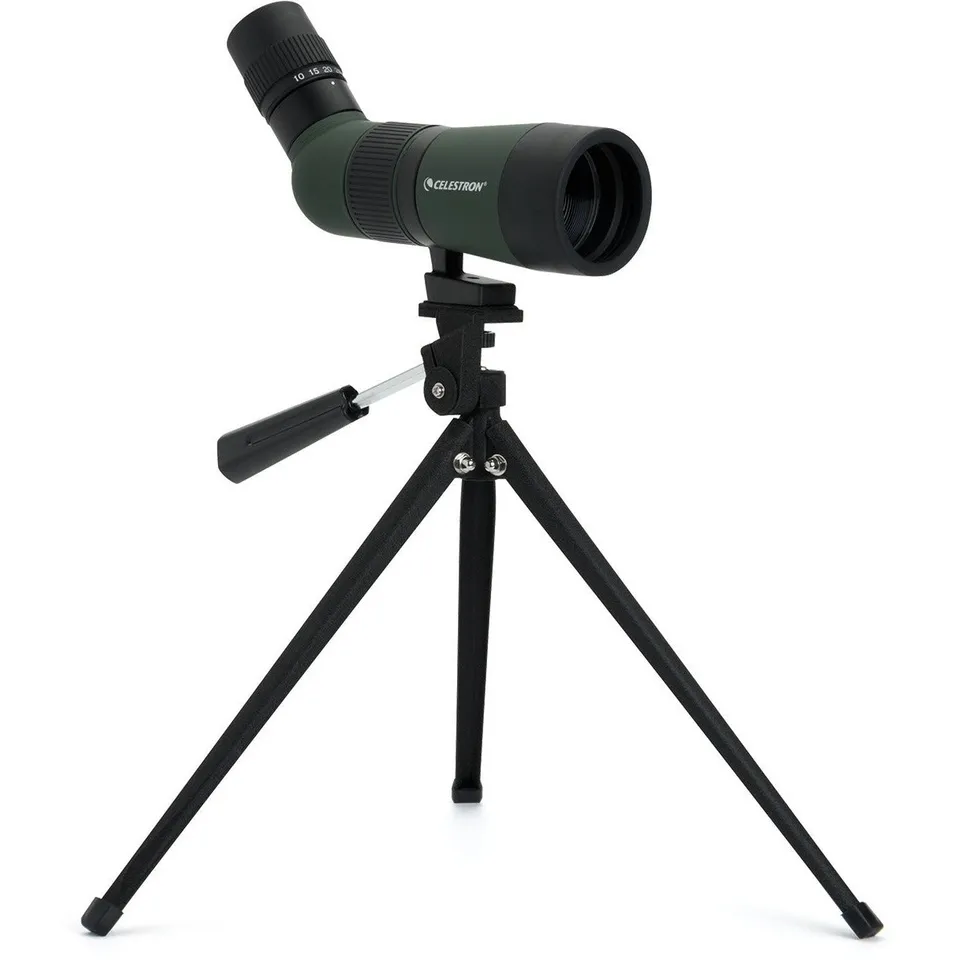 Celestron LandScout 10-30x50 Spektiv gewinkelt mit Stativ