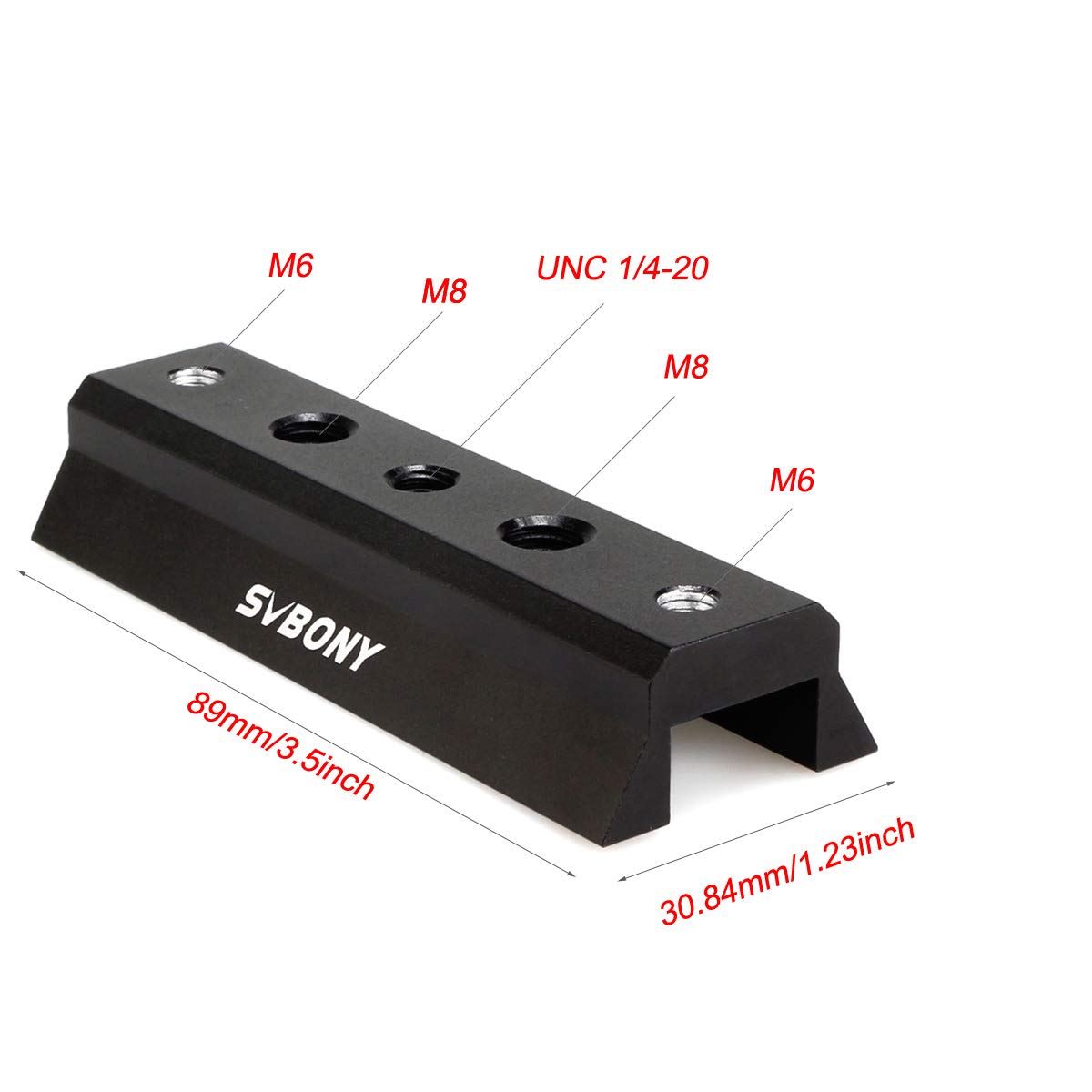 SVBONY SV116 Sucher Montageringe 89mm 43-70mm Alu