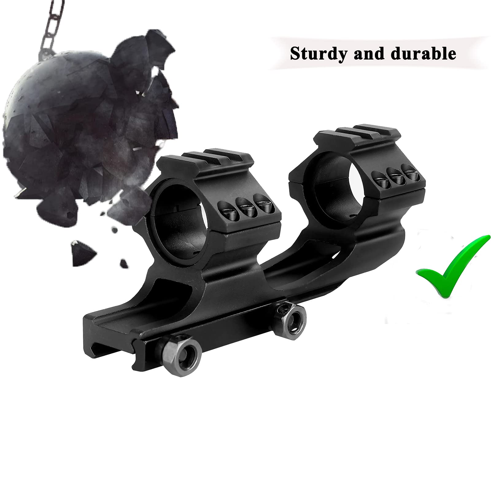 SVBONY SA101 Zielfernrohr-Halterung 30 mm Offset Picatinny