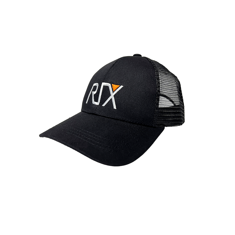 RIX Trucker Cap Mesh Snapback Schwarz