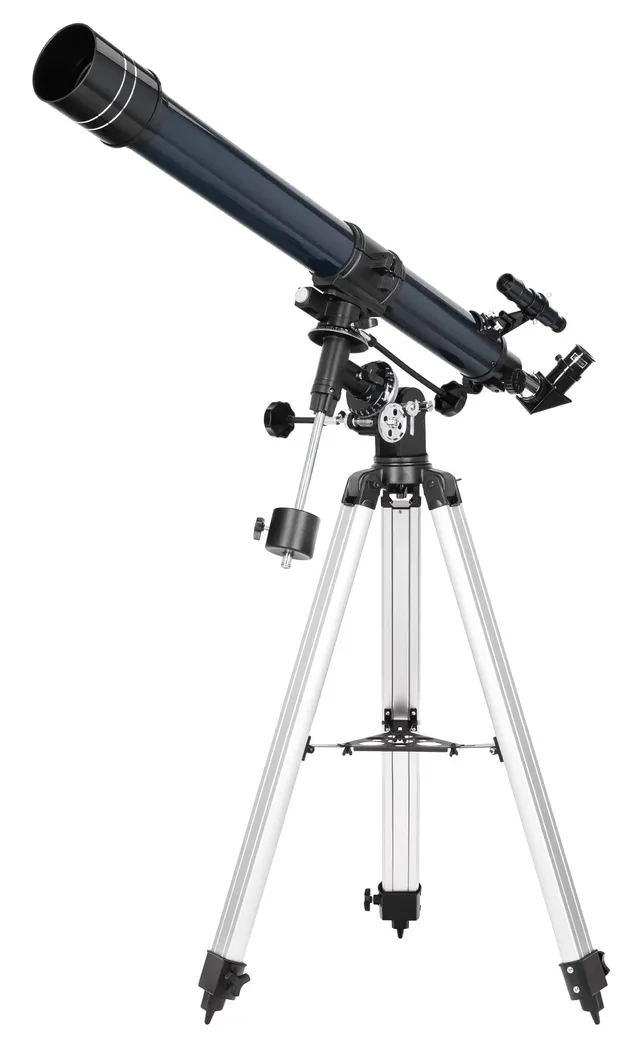 Discovery Spark 709 EQ Teleskop mit Buch Englisch Achromat