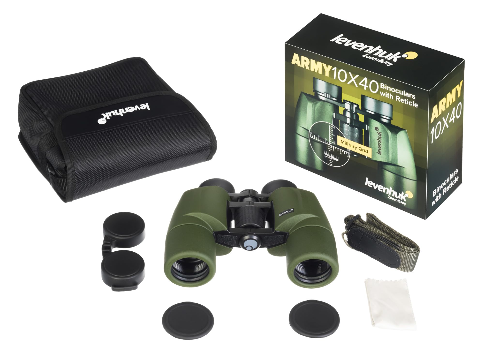 Levenhuk Army 10x40 Fernglas professionell Porro mit Absehen