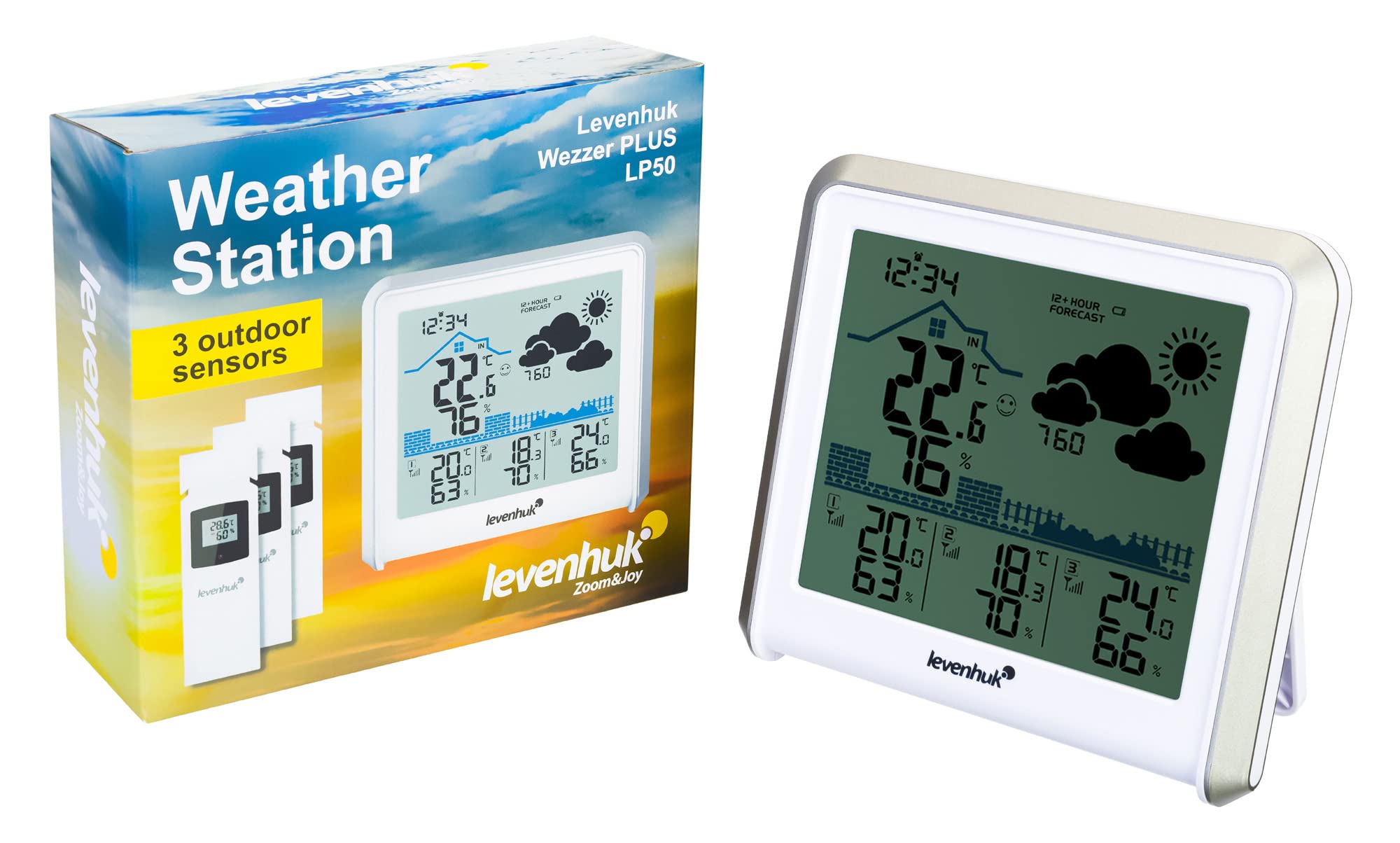 Levenhuk Wezzer Plus LP50 Wetterstation mit Barometer