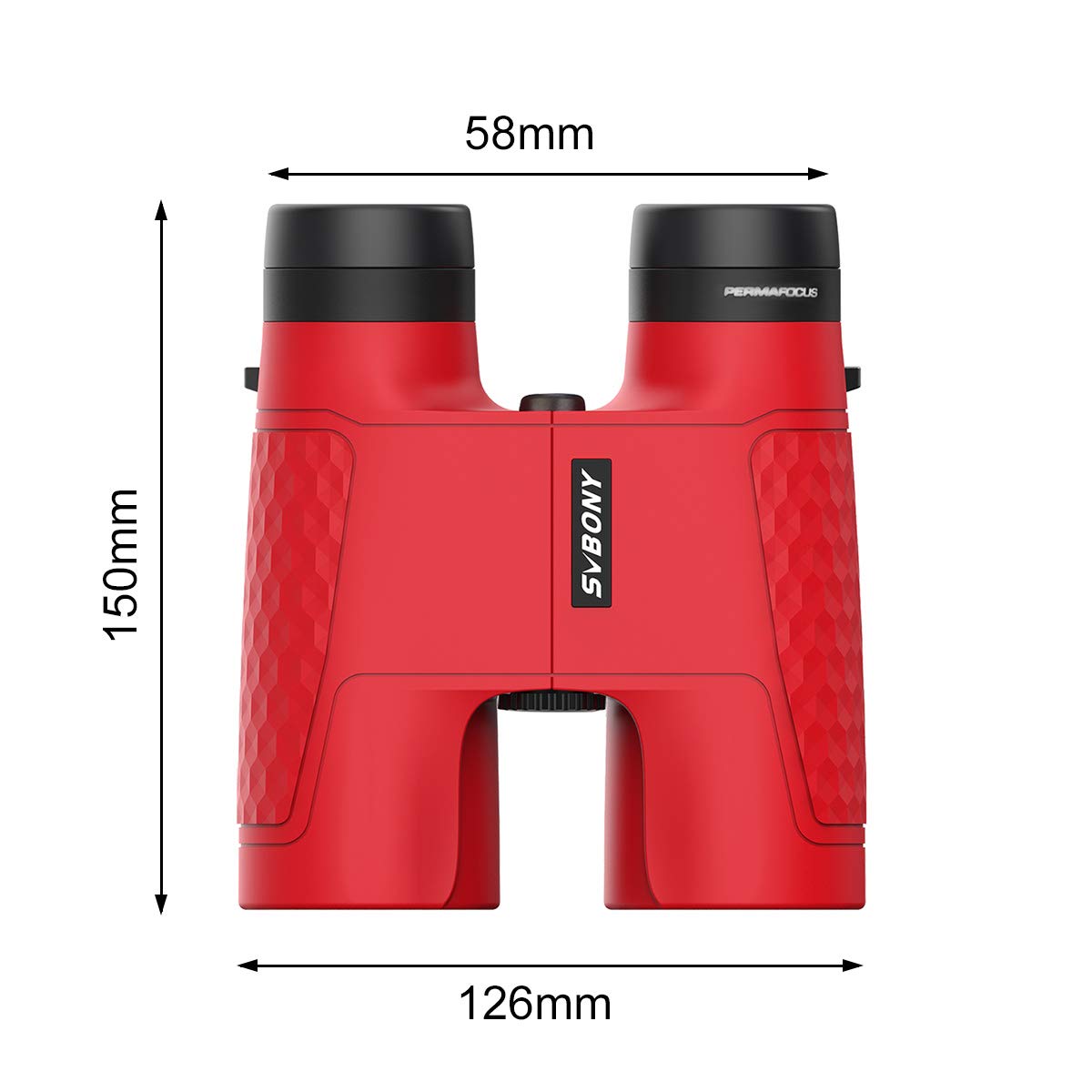 SVBONY SV30 10x42 Fernglas Autofokus Rot Fixfokus