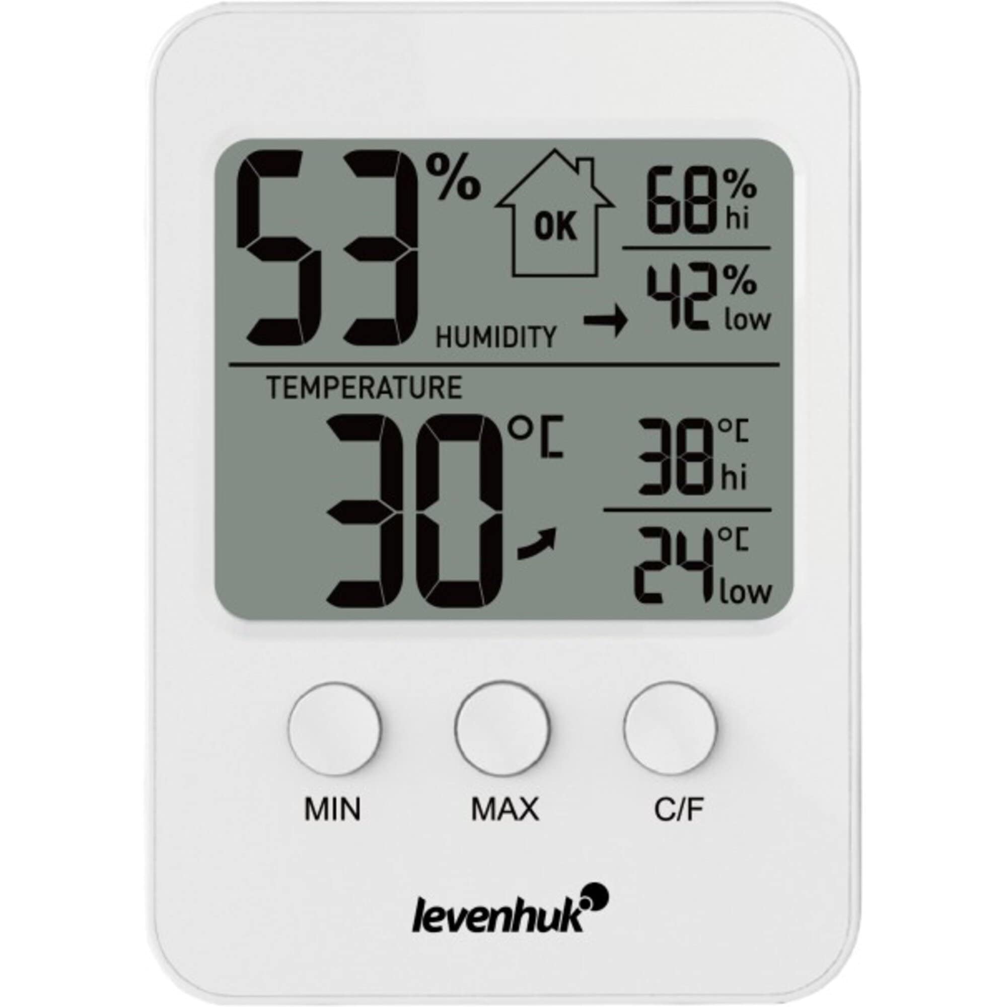 Levenhuk Wezzer BASE L30 Thermohygrometer weiß