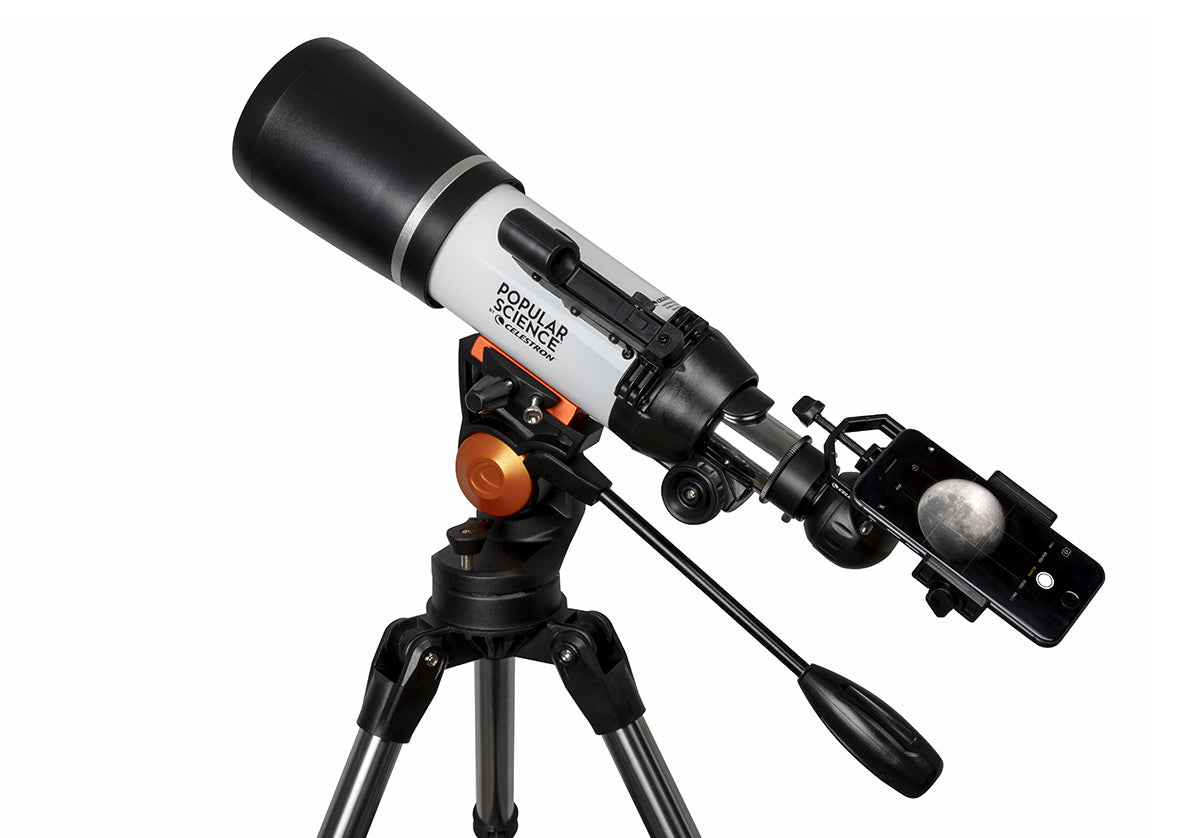 Celestron AstroMaster 80AZS Teleskop Refraktor Set