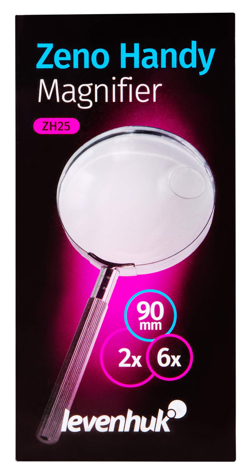 Levenhuk Zeno Handy ZH27 Handlupe LED 2x/6x 90 mm