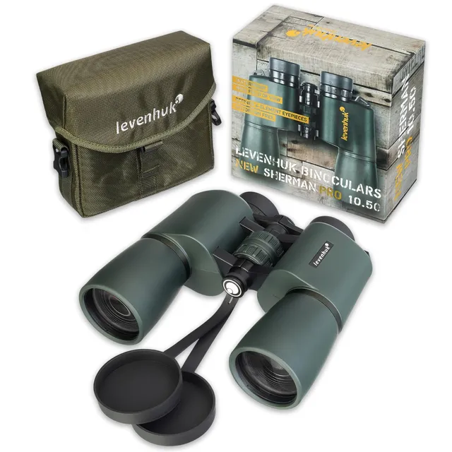Levenhuk Sherman PRO 10x50 Fernglas Porro BaK-4