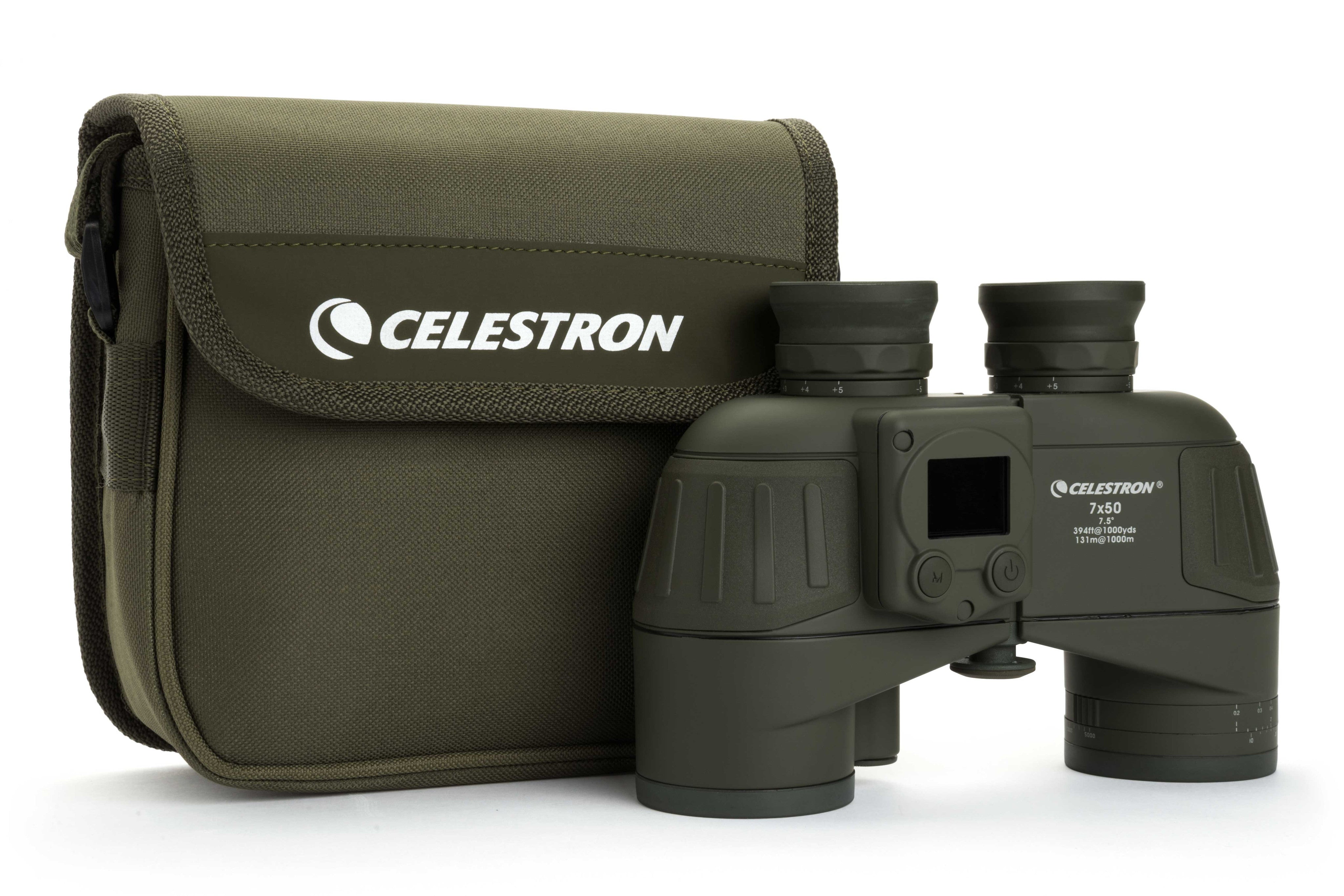 Celestron Cavalry 7x50 Fernglas mit GPS Kompass Porro