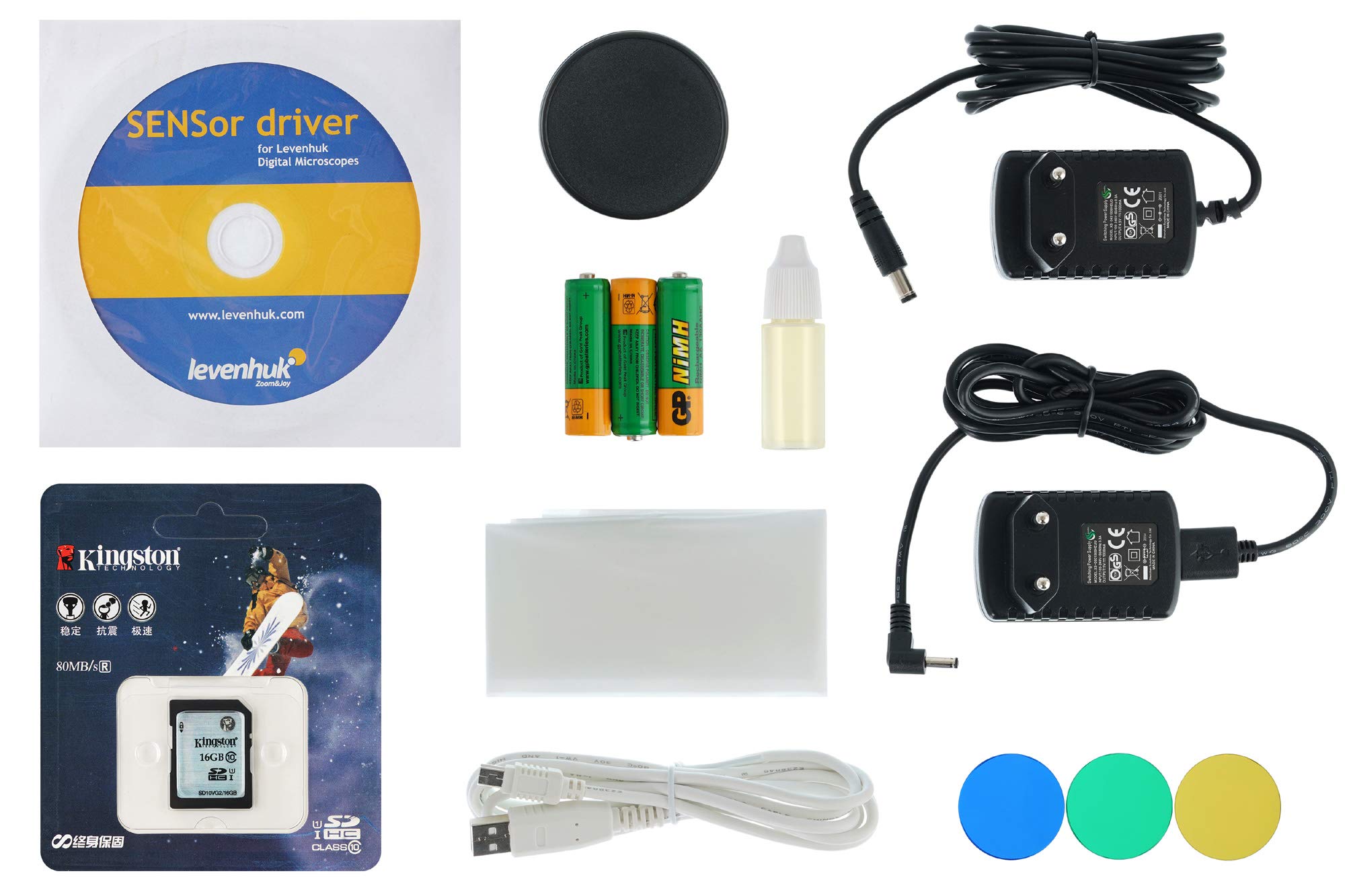 Levenhuk D400 LCD Digitalmikroskop 60-1500x 2MP Akku