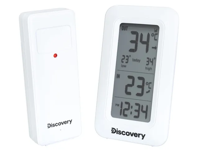 Discovery Report W10 Funk-Wetterstation mit Uhr Außensensor