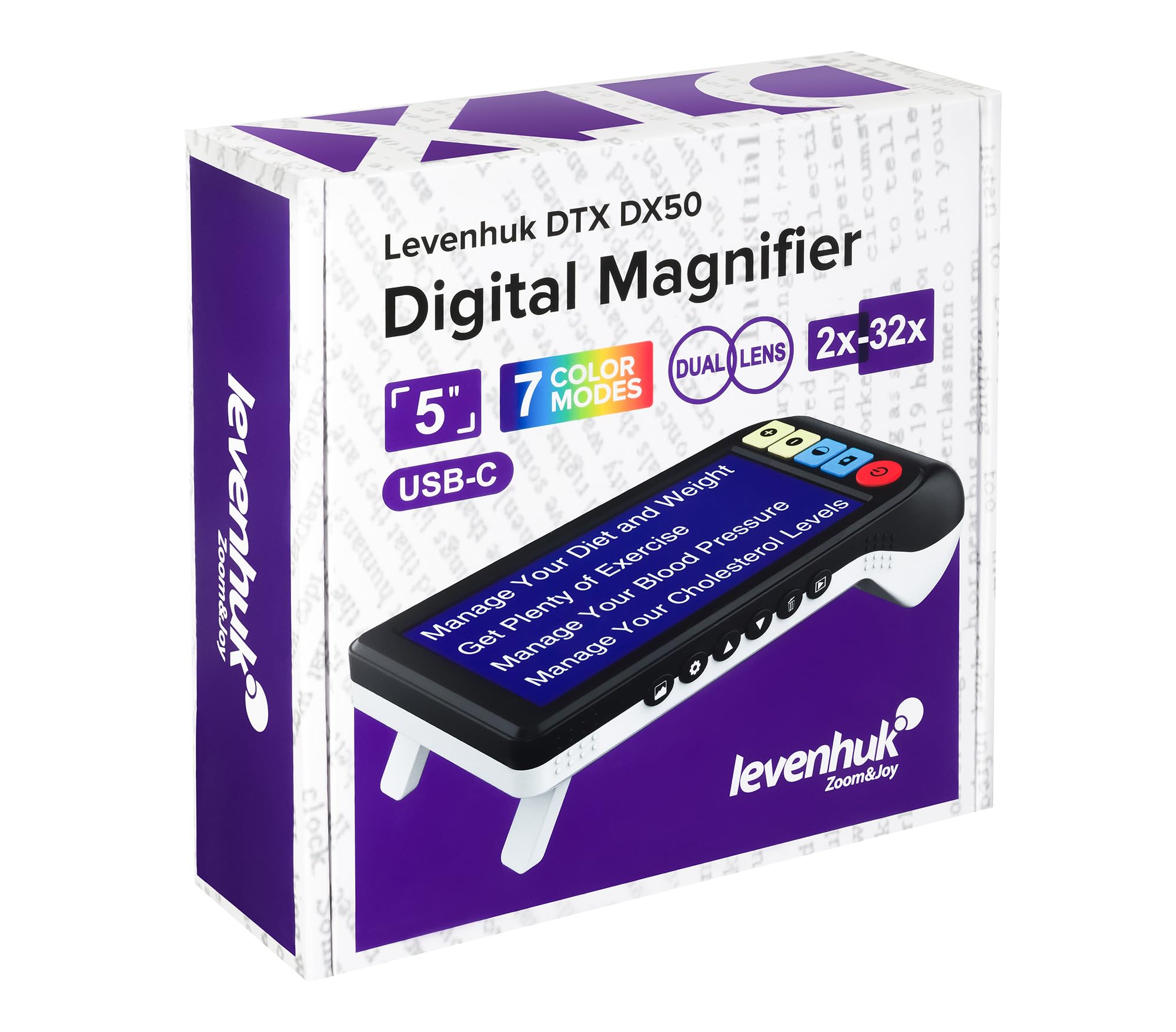 Levenhuk DTX DX50 Digitale Lupe 5 Zoll 2-32x mit LCD