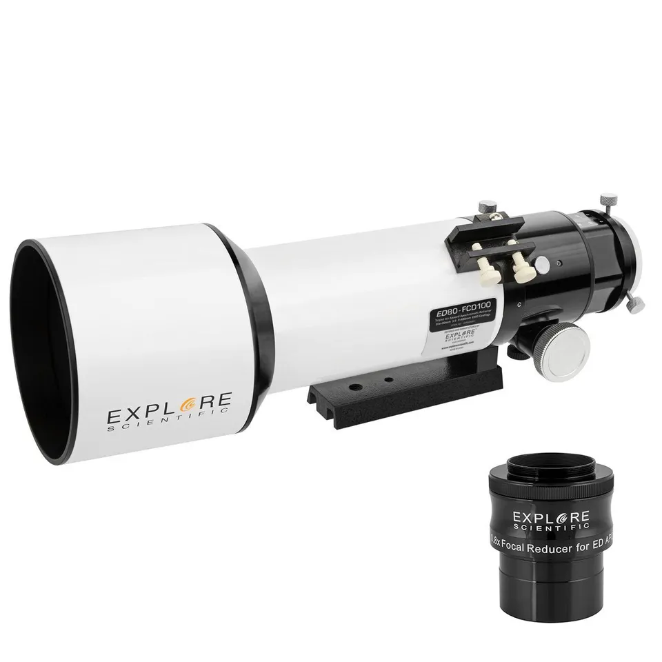 Explore Scientific ED80-FCD100 APO Teleskop 80mm + 0.8x Reducer