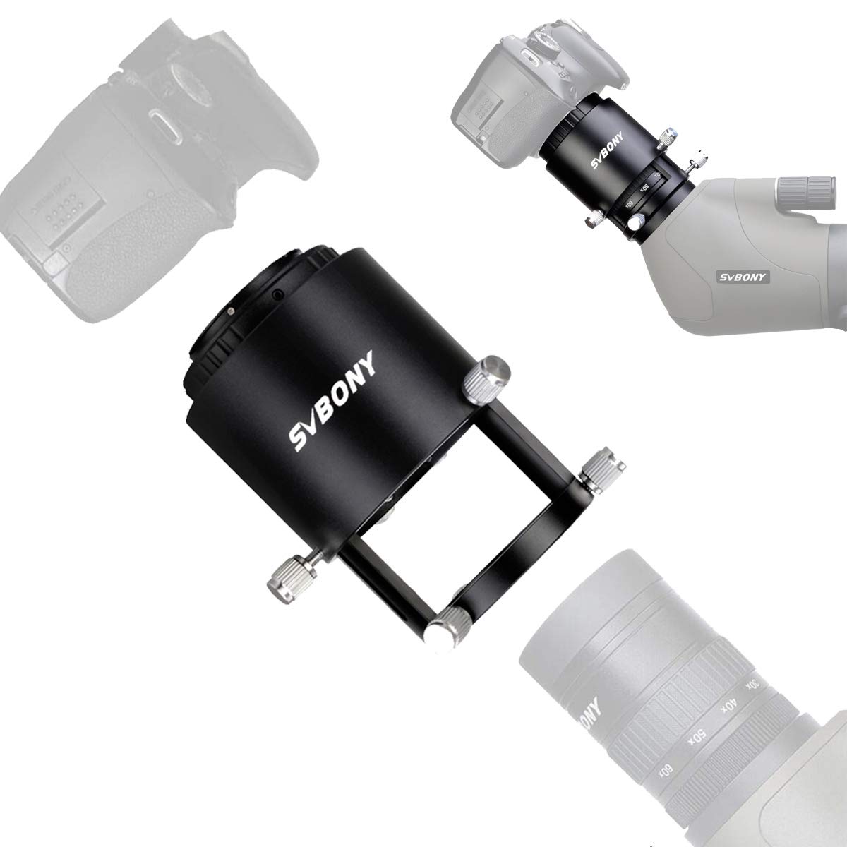 SVBONY SV123 Spektiv-Kameraadapter T2 Nikon verstellbar