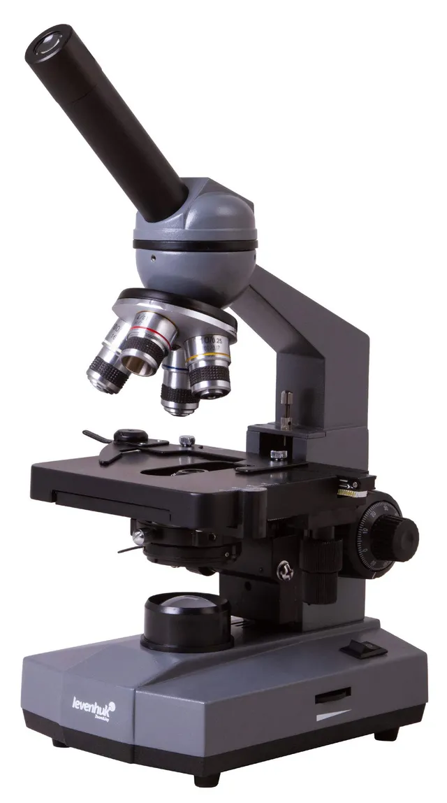 Levenhuk 320 Base Labormikroskop 40-1000x Halogen monokular