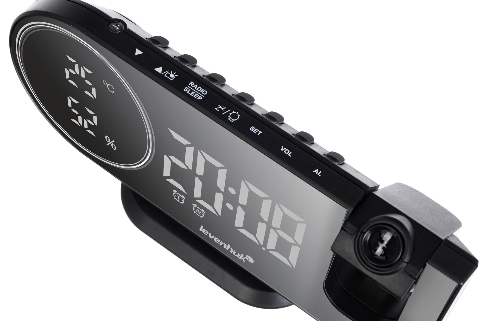 Levenhuk Wezzer Tick H50 Projektionsuhr mit Thermometer