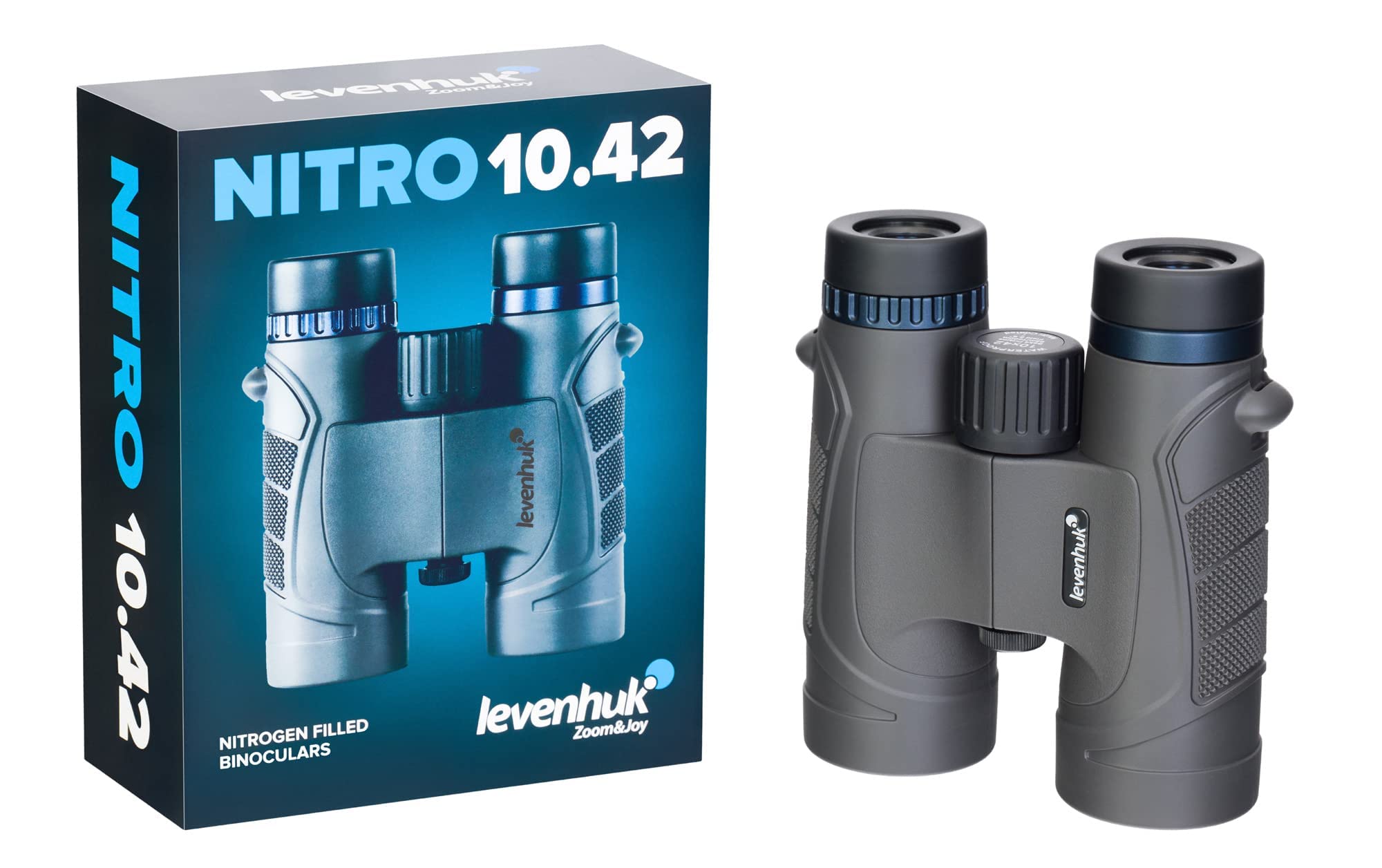 Levenhuk Nitro 10x42 Fernglas kompakt wasserdicht