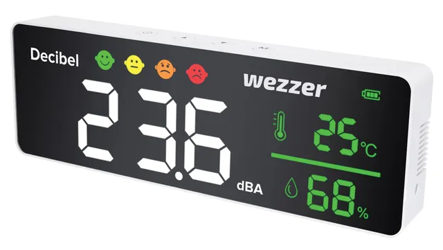 Levenhuk Wezzer Teo TH70 Thermohygrometer Geräusch Farbdisplay