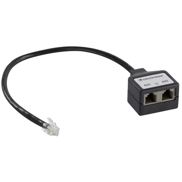 Celestron AUX Port Splitter Adapter zweifach Teleskop