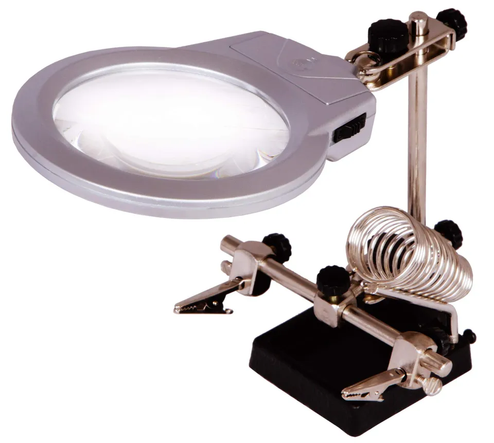 Levenhuk Zeno Refit ZF13 Tischlupe LED 2x 6x