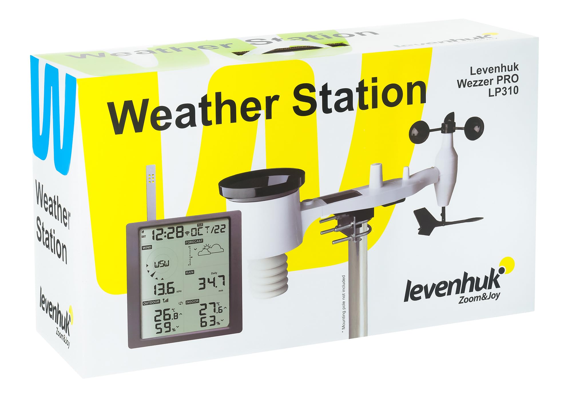 Levenhuk Wezzer PRO LP310 Wetterstation WLAN mit Barometer