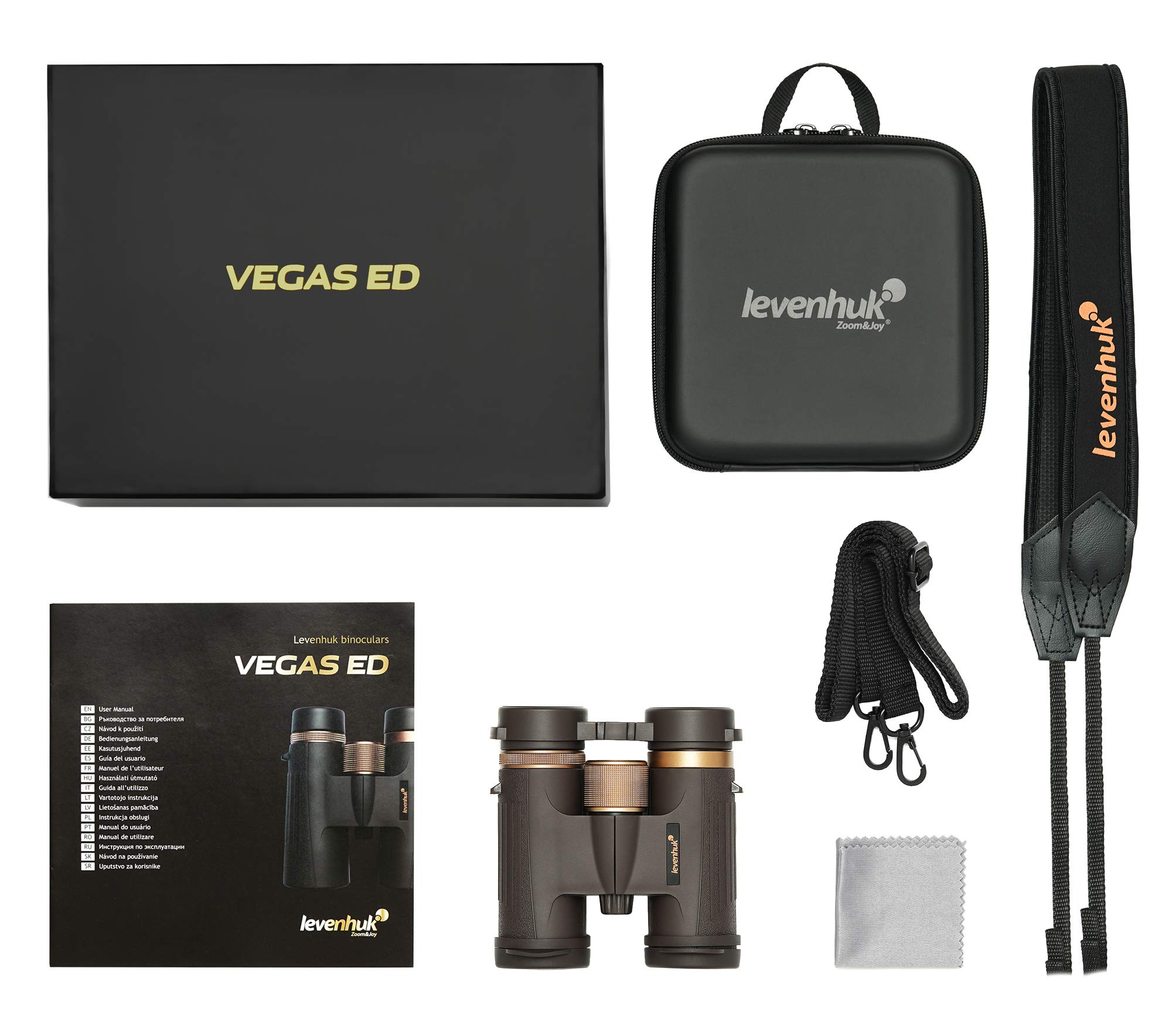 Levenhuk Vegas ED 10x42 Fernglas ED-Glas wasserdicht