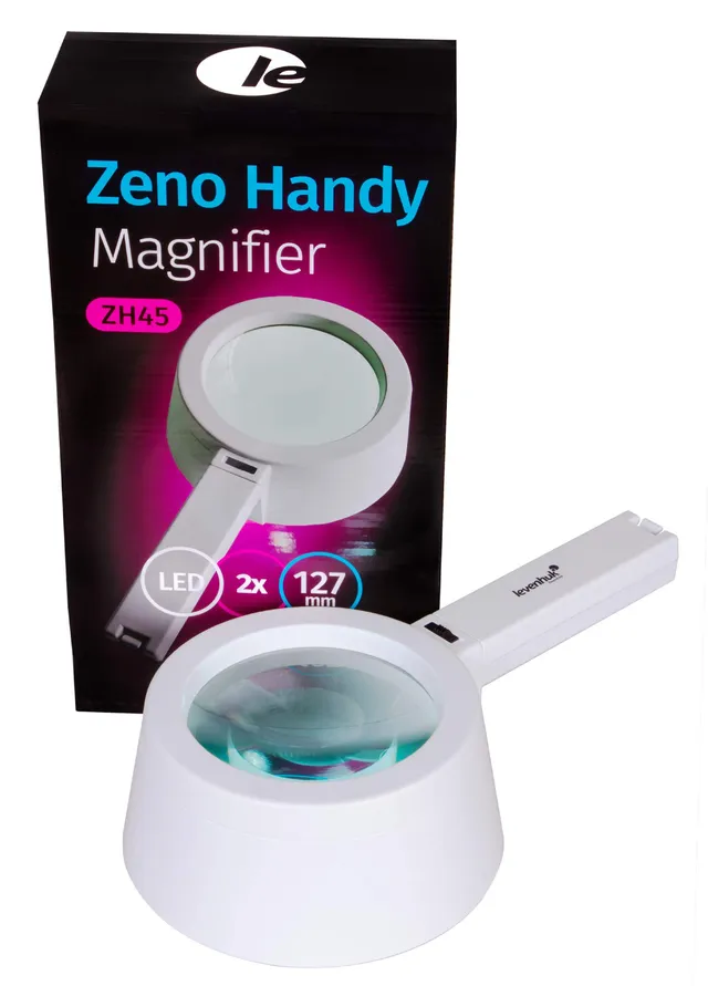 Levenhuk Zeno Handy ZH45 Handlupe LED 2x 127 mm