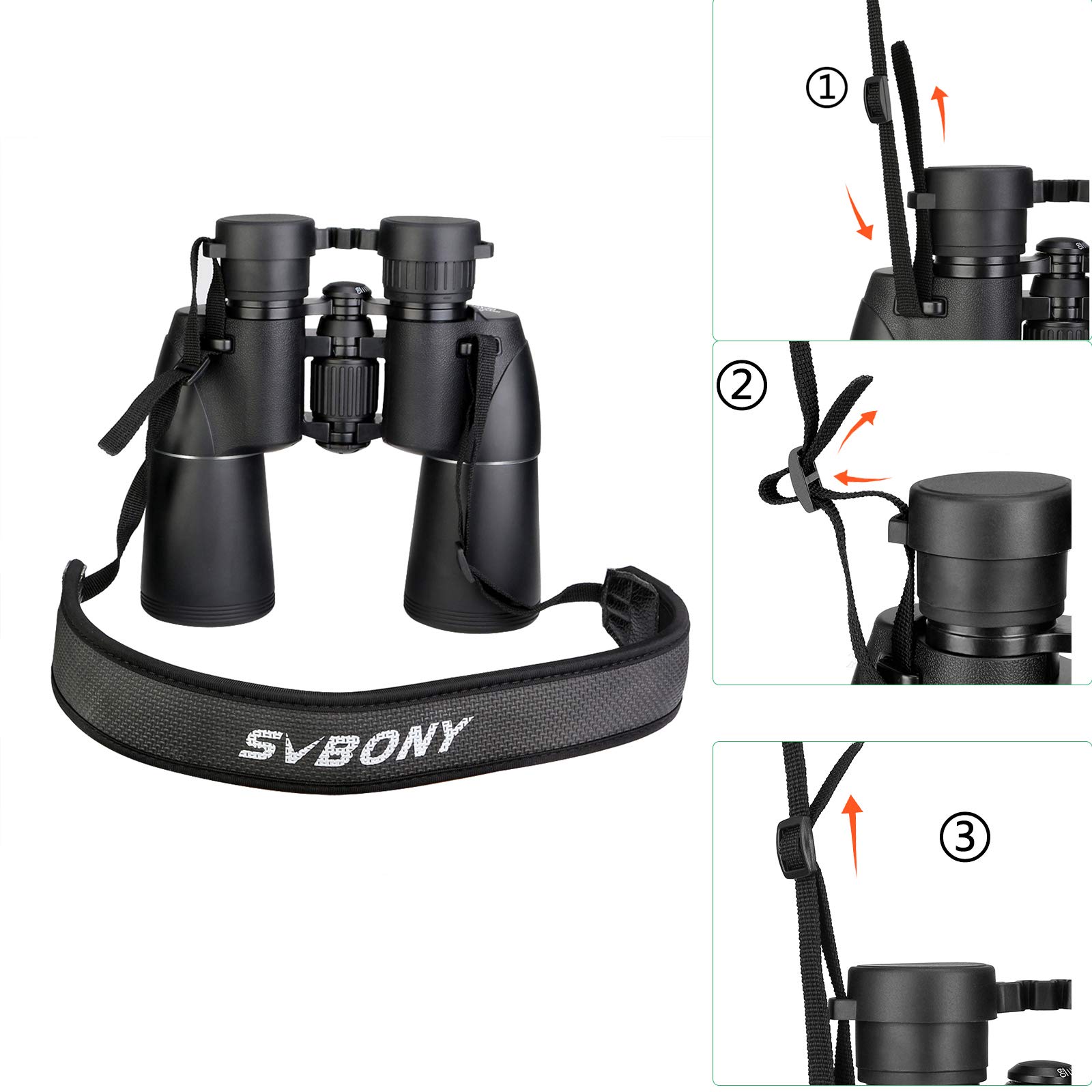 SVBONY SV206 Fernglas 10x50 HD BAK4 wasserdicht