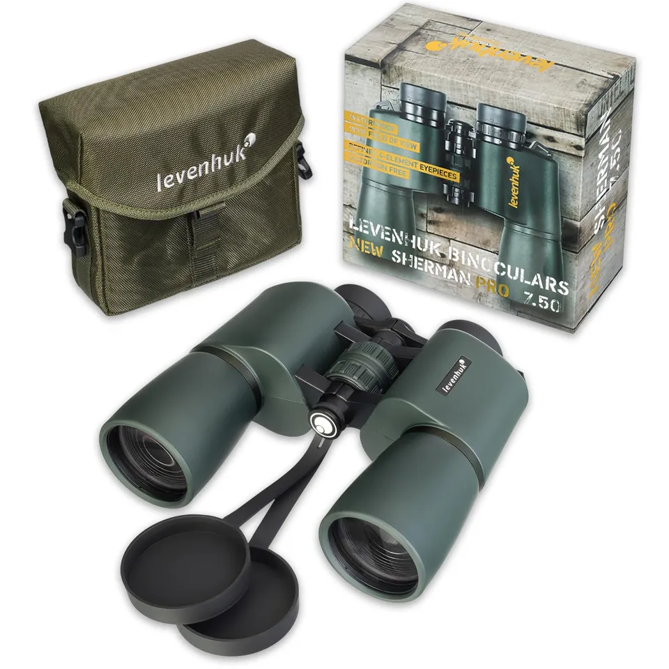 Levenhuk New Sherman PRO 7x50 Fernglas Porro BaK-4