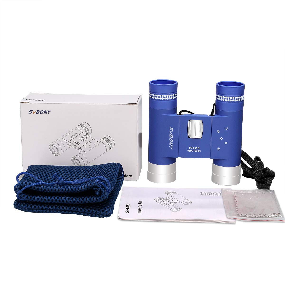 Svbony SV204 10x25 Fernglas Blau Mini 10-fach