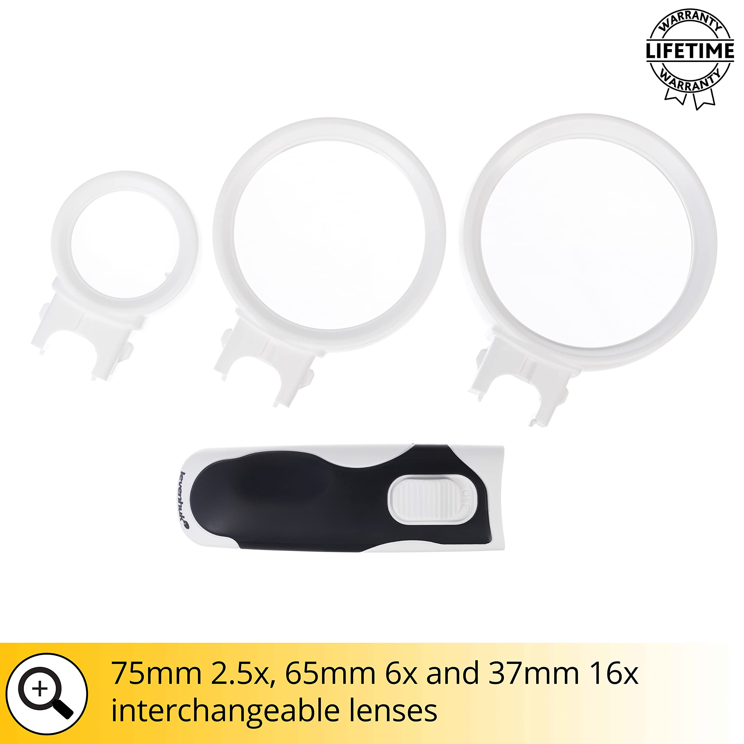 Levenhuk Zeno Desk D8 Tischlupe LED 2X/5X flexibler Arm