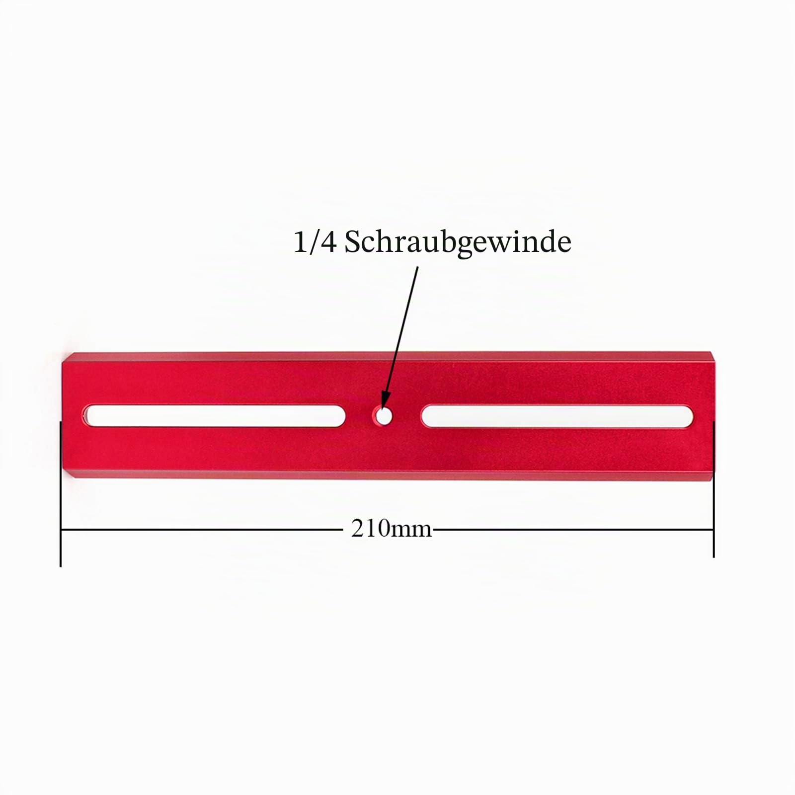 SVBONY 210mm Schwalbenschwanzplatte Teleskop Aluminium rot