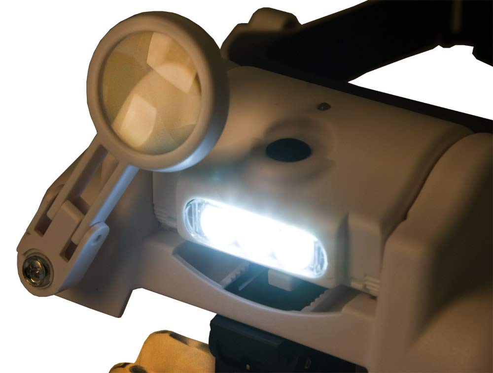 Levenhuk Zeno Desk D18 Kopflupe LED 1x-8x USB