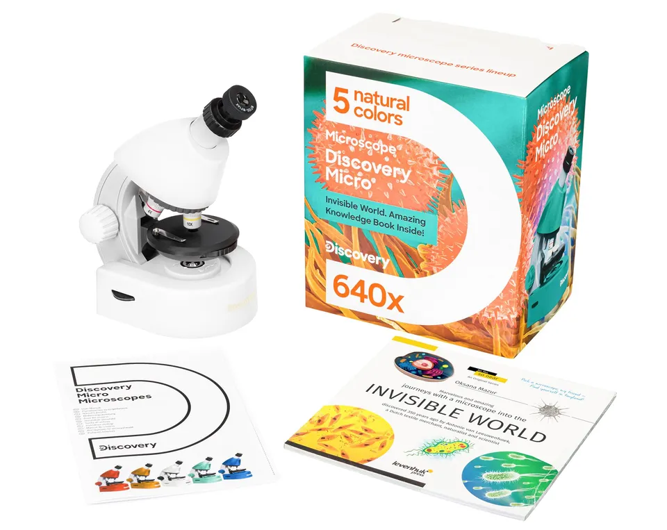 Levenhuk Discovery Micro Polar Mikroskop 40-640x für Kinder