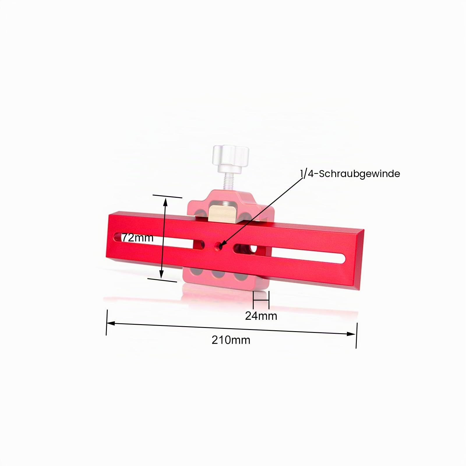 SVBONY 210mm Schwalbenschwanzplatte Teleskop Aluminium rot