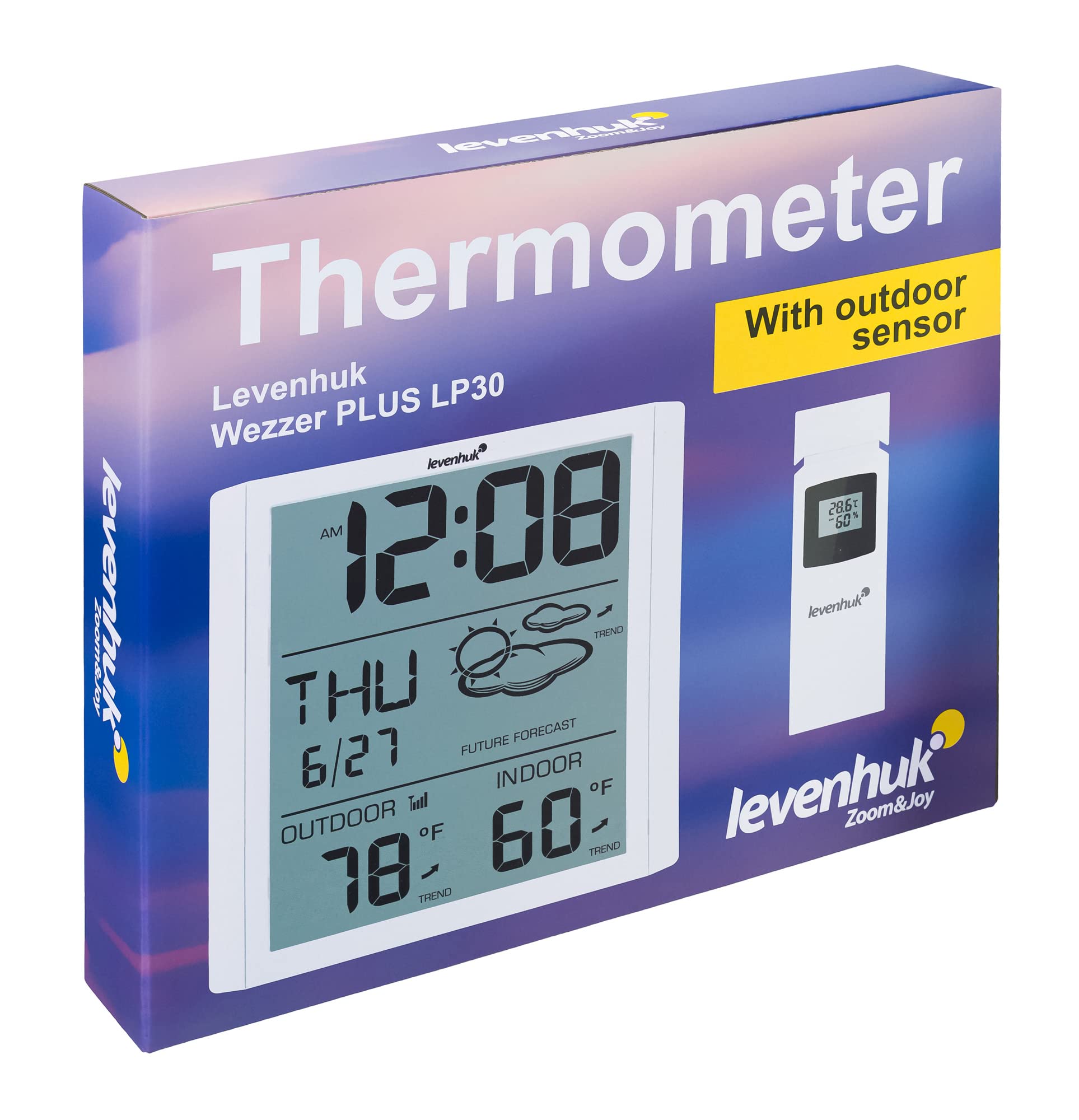 Levenhuk Wezzer PLUS LP30 Thermometer mit Außensensor