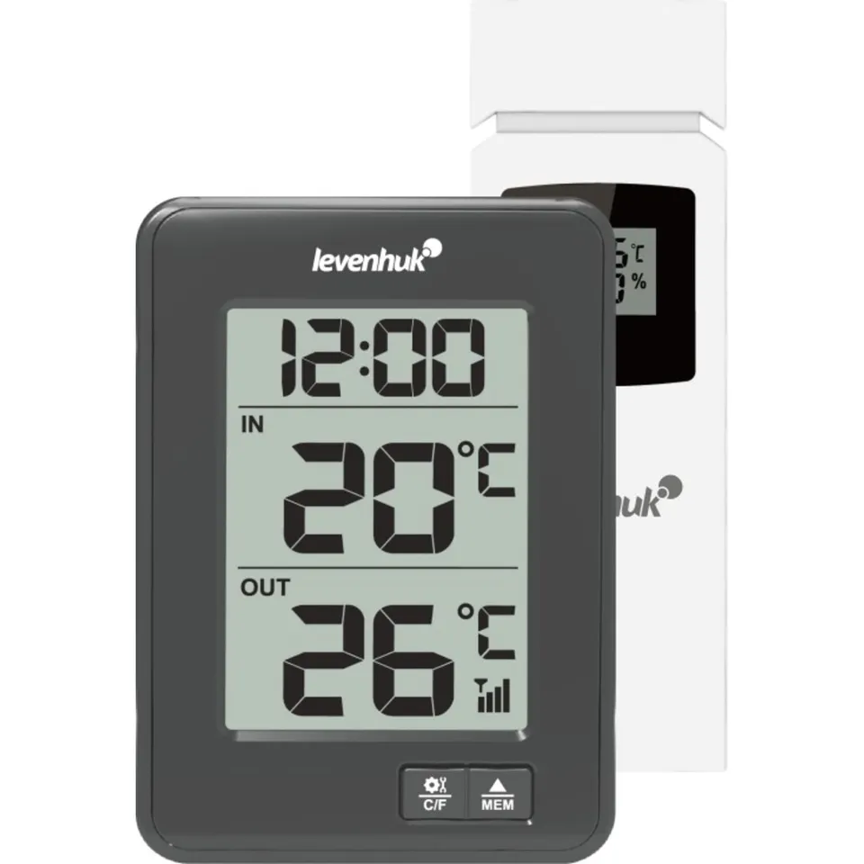 Levenhuk Wezzer BASE L50 Thermometer Hygrometer mit Fernsensor