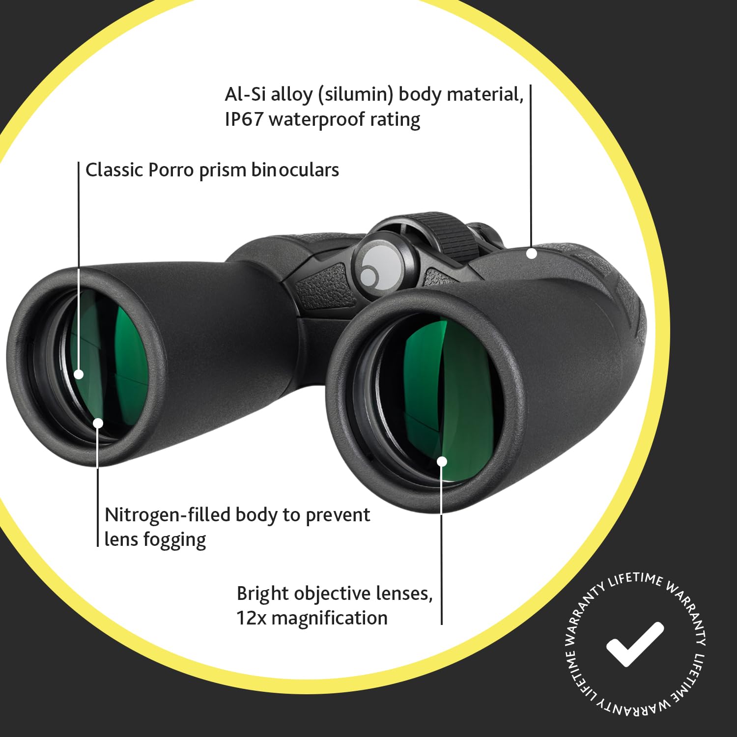 Levenhuk New Sherman Base 12x50 Fernglas wasserdicht