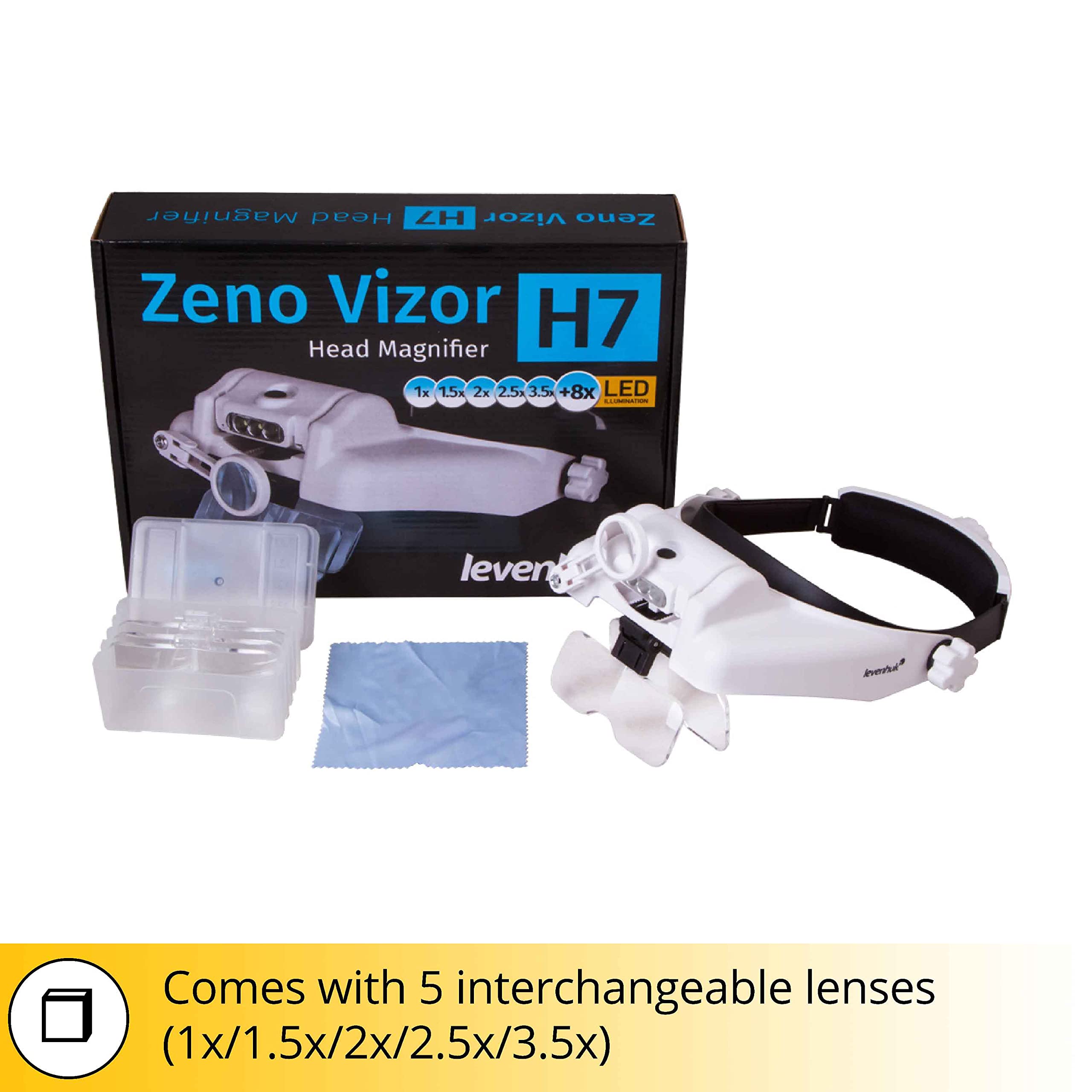 Levenhuk Zeno Multi ML9 Lupe LED 3x/10x/16x