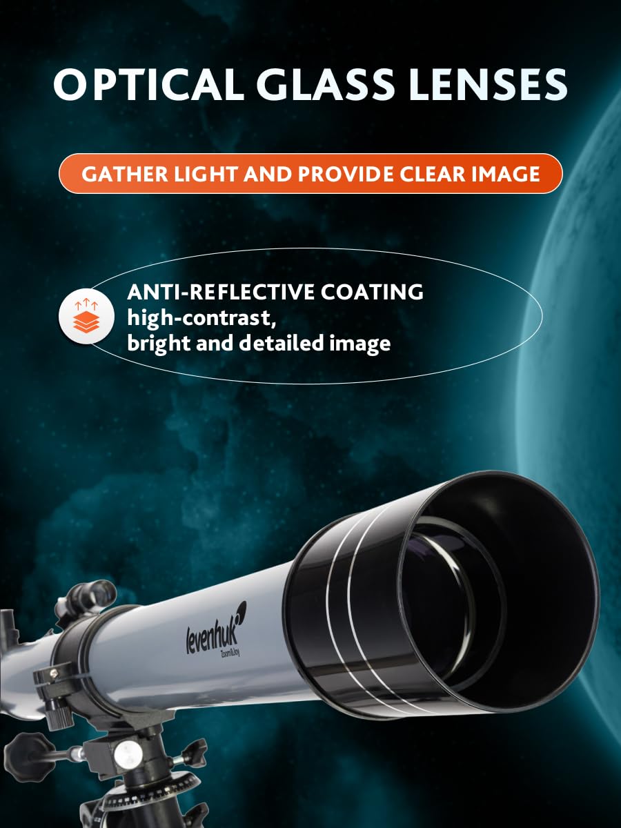 Levenhuk Blitz 70 Plus Teleskop 70/900 mm EQ-Montierung