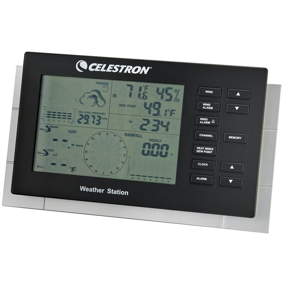 Celestron Deluxe Wetterstation Funk mit Regenmesser