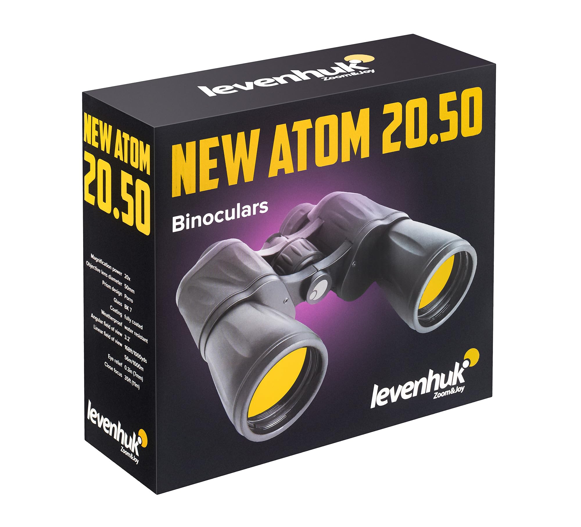 Levenhuk New Atom 20x50 Fernglas Porro 20-fach leicht