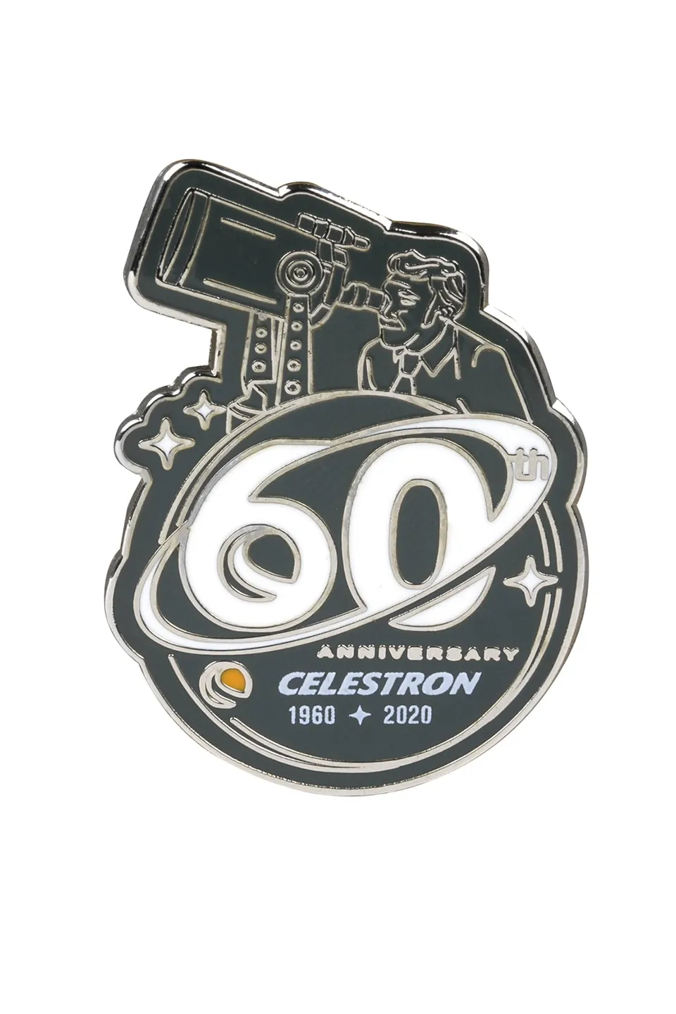 Celestron 60th Anniversary Pin Emaille-Anstecker